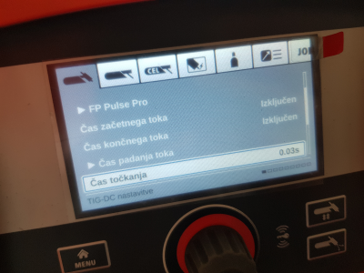 MagicWave230i zaslon